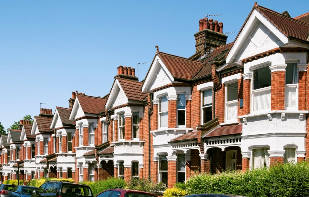 Edwardian style terraced houses